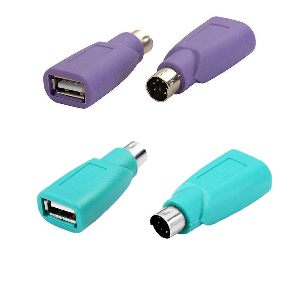 USB MALE TO ps/2 ps2 female converter cable cord keyboard mouse adapter