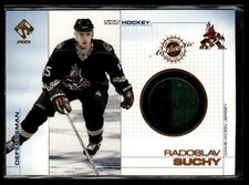 2001-02 Pacific Heads Up Quad Jerseys Radoslav Suchy/Jyrki Lumme/Sean