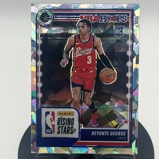 2023-24 Premium Stock - Keyonte George - Rising Stars Cracked Ice - Rookie Card