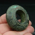 KYRA MINT - ANCIENT Big BRONZE Bead / Ring - 46 mm dia - MEDIEVAL Sahara