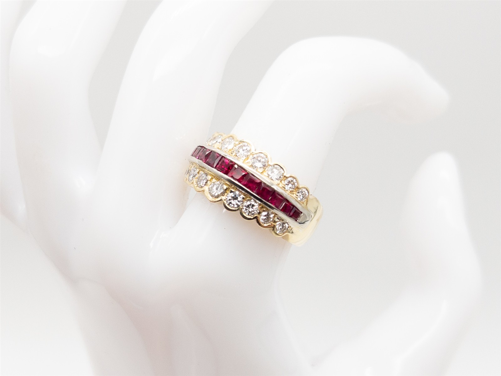 SIGNED SARS $9000 3ct Natural BURMA RUBY VS G Dia… - image 2