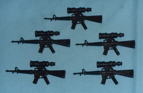 vintage G.I. GI JOE FROSTBITE GUN lot x5 weapons parts FREE SHIP