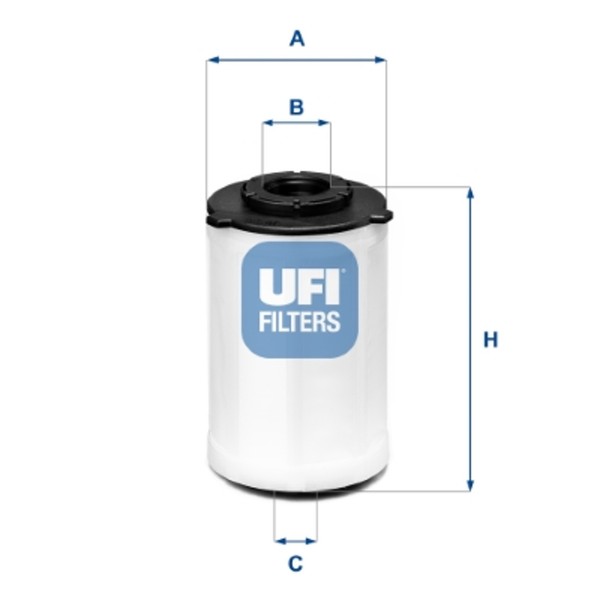 Kraftstofffilter UFI 26.H2O.03 Filtereinsatz FüR Opel Movano U9 Peugeot Boxer 3-image