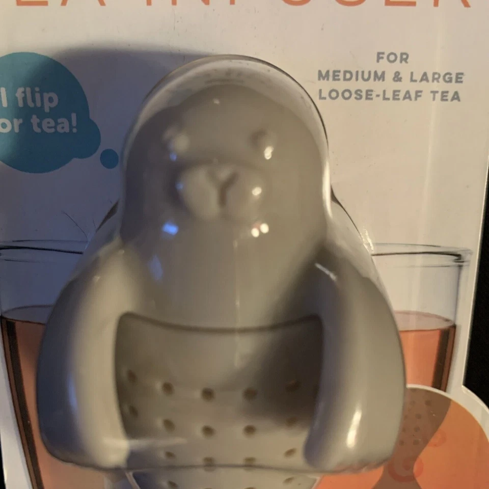 Sopa de especias infusora de hierbas de té de silicona Tea Lion nueva con etiquetas Foto 2 de 4