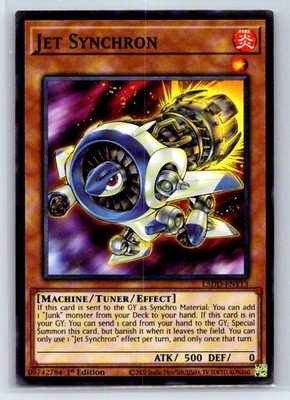 Jet Synchron MZMI-EN044 Rare Maze of Millennia Yu-Gi-Oh Lightly Played