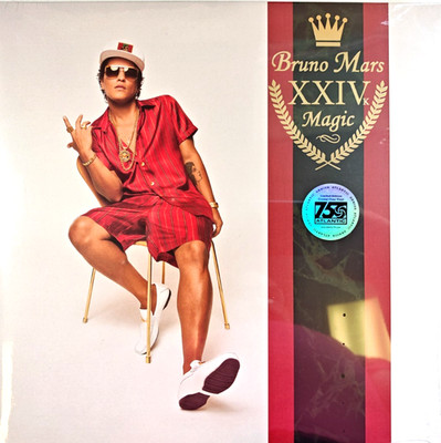 Bruno Mars XXIVK Magic LP Album Vinyl Schallplatte limitiert glasklar auf Atlantic