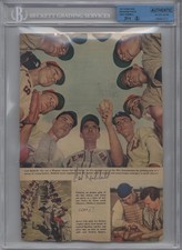 JSA Certified Authenticated Photographs Carl Hubbell Encased by BGS Auto HOF 0q3