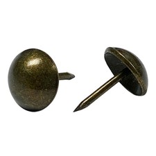 100 PCS Antique Brass Decorative Upholstery Tacks Furniture Nails 7/16 Inch