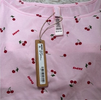 SKIMS | NWT! Cherry Blossom Print Soft Ribbed Lounge Romper size