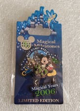 Disney WDW Mickey Mouse 35 Magical Milestones 2006 35th Anniversary Pin