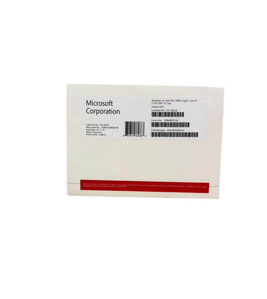 Windows Server 2022 Standard-Datacenter DVD Pack / CAL USER+ RDS USER