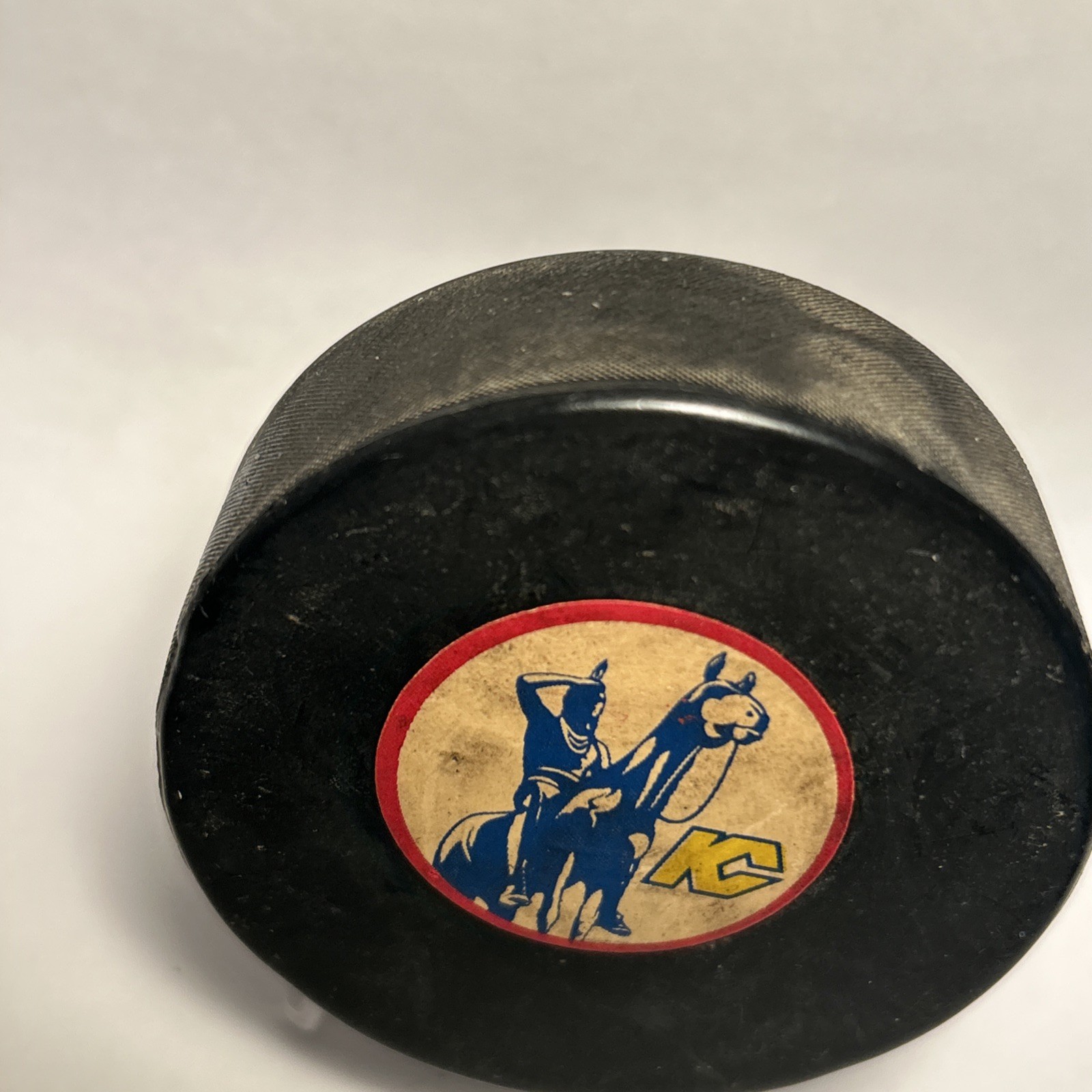 Kansas City Scouts KC NHL Official Game Puck Converse Art Ross Vintage USA thumbnail 7
