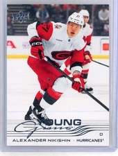 2025-26 Upper Deck Alexander Nikishin Young Guns Rookie Hurricanes