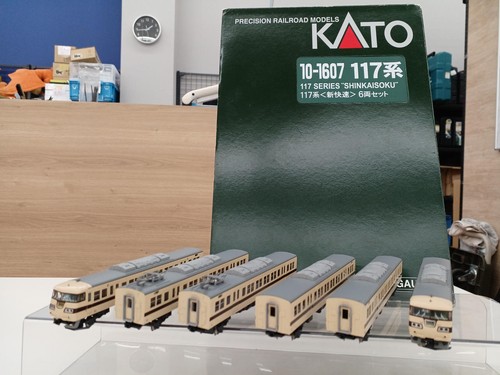 KATO 117 Series Shin-Rapid Juego de 6 vagones Modelo de tren escala N Usado Japón #6260812 | Condition: Used