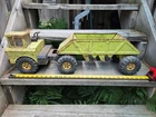 Vintage Tonka Bottom Dump Truck - Green - For Parts Or Restore