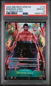 Roronoa Zoro Alternate Art | eBay