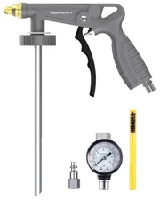Rust Proofing Spray Gun, Bedliner Gun with Adjustable Nozzle and Pressure Reg...