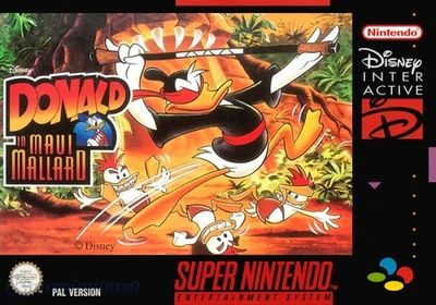Nintendo SNES Spiel - Donald Duck in Maui Mallard mit OVP sehr guter Zustand - Bild 1 von 4