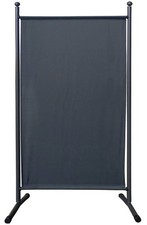 QUICK STAR Paravent 180 x 78 cm GRAU Stellwand Balkon Sichtschutz
