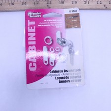 Defender Security Drawer and Cabinet Lock Stainless Steel 5/8 U 9941