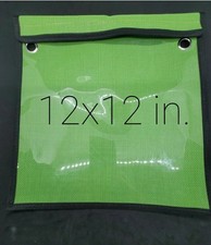 Offshore Lure Bag Fishing Tackle 12x12 Green Mesh and Clear Vinyl Washable Tuna