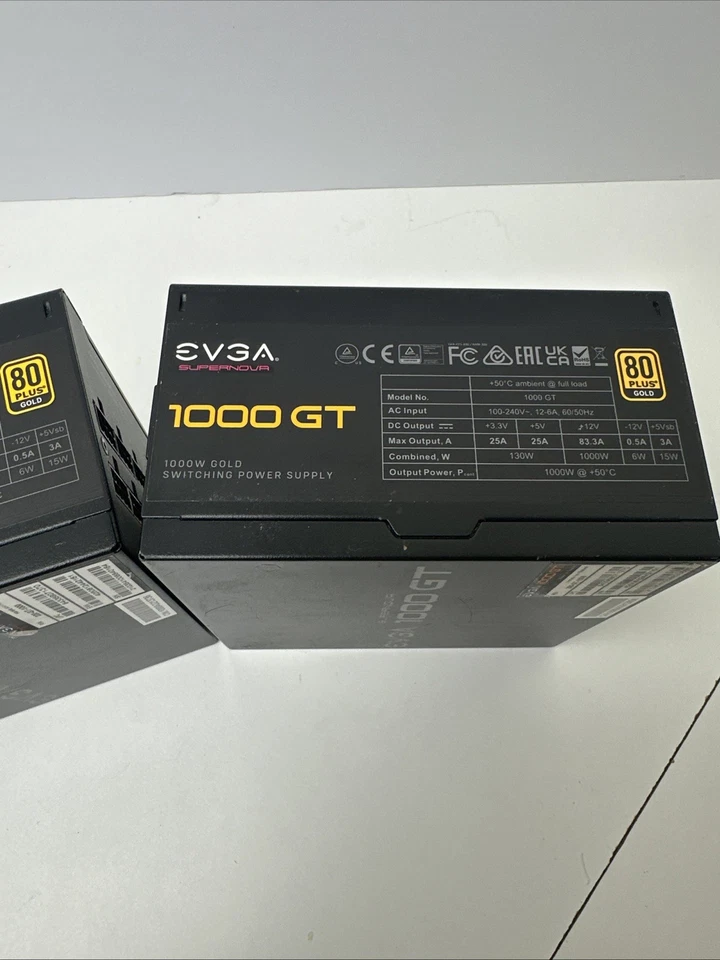 EVGA SuperNOVA 1000 GT 1000W Gold Power Supply (220-GT-1000) - Image 4 of 4