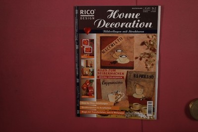 377626 Stephanie Koch HOME DECORATION Rico Design Bildcollagen mit Strukturen