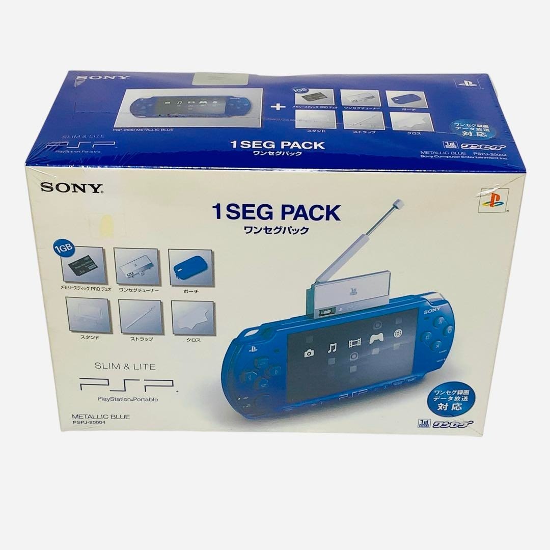 Sony PSP 2000 Metallic Blue 1Seg Pack Japan Edition PSPJ20004 New