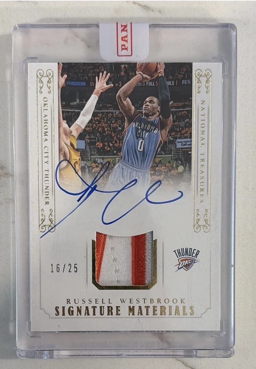 Russell Westbrook Basketball Autographed Sports Trading Cards for