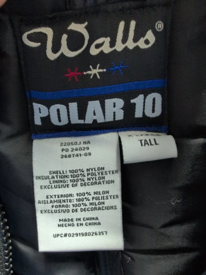 Mono de nieve Walls Polar 10 para exteriores Blizzard-Pruf Foto 2 de 3