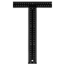 T Square Ruler - 12 inch Metal T Ruler for Drafting, Architecture, Engineerin...