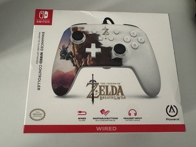Wired Controller - Zelda: Breath Of The Wild für Nintendo Switch (Logo 2) NEU