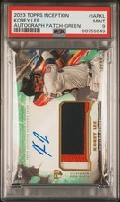 2023 Topps Inception Korey Lee RC Autograph Patch Green /99 #IAPKL PSA 9 POP 2
