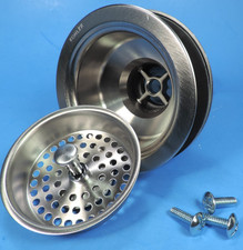 KOHLER 8801-BN DUOSTRAINER ASSEMBLY, w TAILPIECE VIBRANT BRUSHED NICKEL nwob