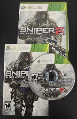 XBOX 360 :  SNIPER 2 GHOST WARRIOR !! CIB   ALSO ADDING THE SOUNDTRACK CD !!
