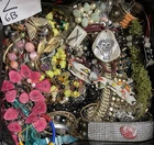Huge 19 Pound Vintage to Now Costume Jewelry Good Use Wear Sell Craft Lot# GB2