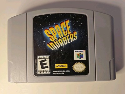 Space Invaders (Nintendo 64) N64 Authentic Cartridge Tested