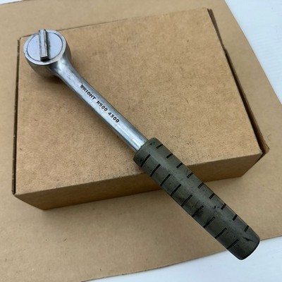 Vtg Wright Tools N500 4500 - 1/2'' Drive Reversible Ratchet Wrench USA Tool 11''