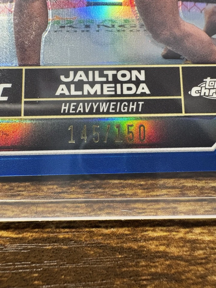 2024 Topps Chrome Jailton Almeida Blue Refractor 145/150 - Image 2 of 3