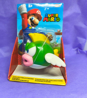 2.5'' DEEP CHEEP Super Mario World of Nintendo Jakks Checklane