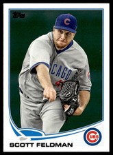 2013 Topps Scott Feldman Texas Rangers #39