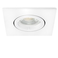 Led Einbaustrahler Warmweiß 4W Lampe Flach 230V Weiß Eckig Deckenlampe Strahler