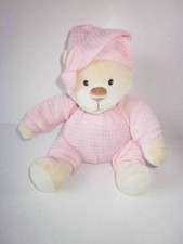 Mary Meyer BABY Teddy Bear Plush Pink Thermal Pajamas Lovey