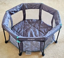 Hiccapop Minipod Octagon Playpen 30" x 14" Travel Collapsible Infant Baby Bed