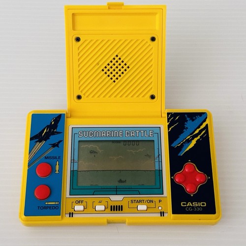 Casio CG-330 Submarine Battle LCD Handheld 1985 Japan WORKING With Sounds - Au - Picture 8 of 12