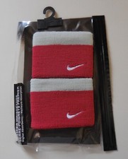 Nike Premier WristBands Tennis Adult Unisex Varsity Red/White One Pair