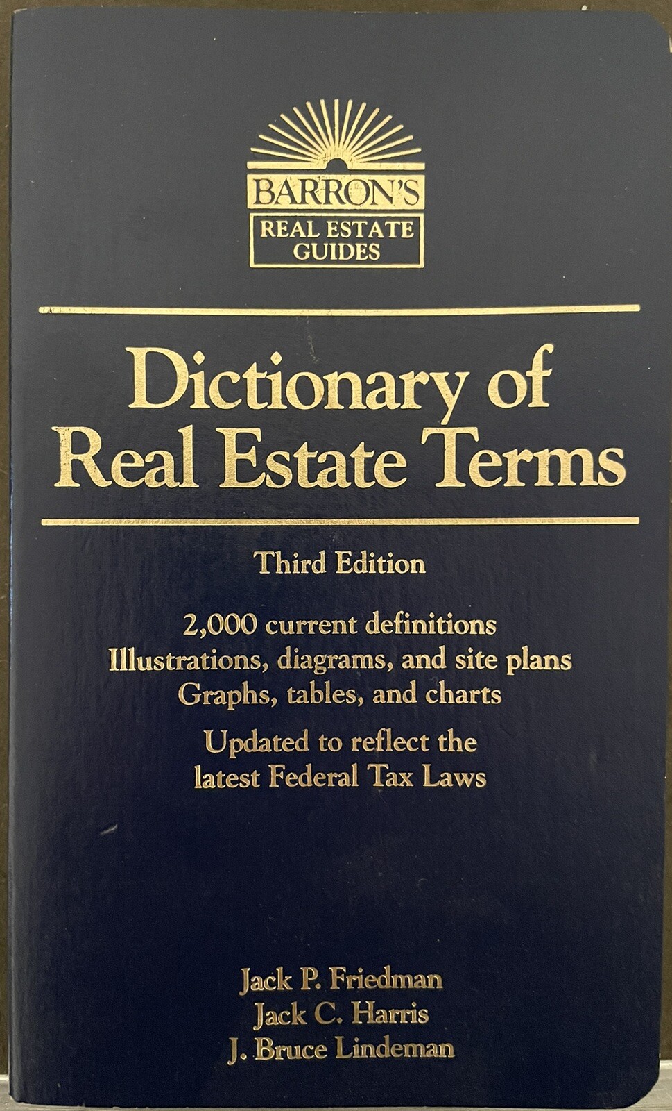 Dictionary of Real Estate Terms by Bruce J. Lindeman, Jack P. Friedman ...
