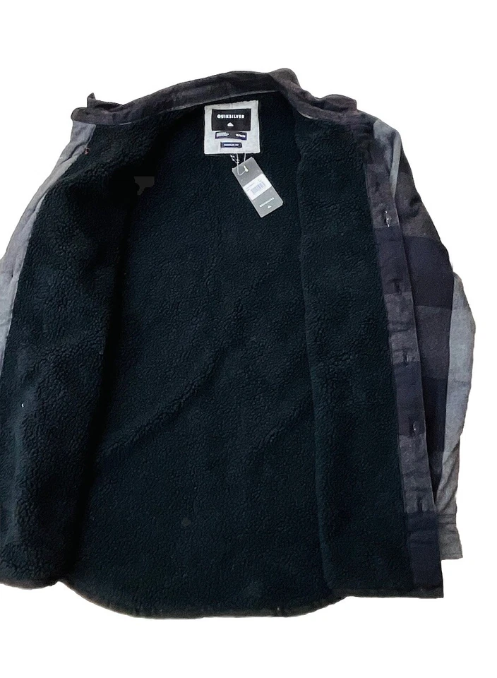 Мужская рубашка QuikSilver Miho Stones SHERPA с длинным рукавом размер M - Изображение 2 из 4