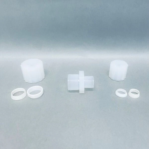 Parker Pargrip Straight Connector 3/4 x 1/2 in. Tube OD Compression PFA - Image 3 of 4