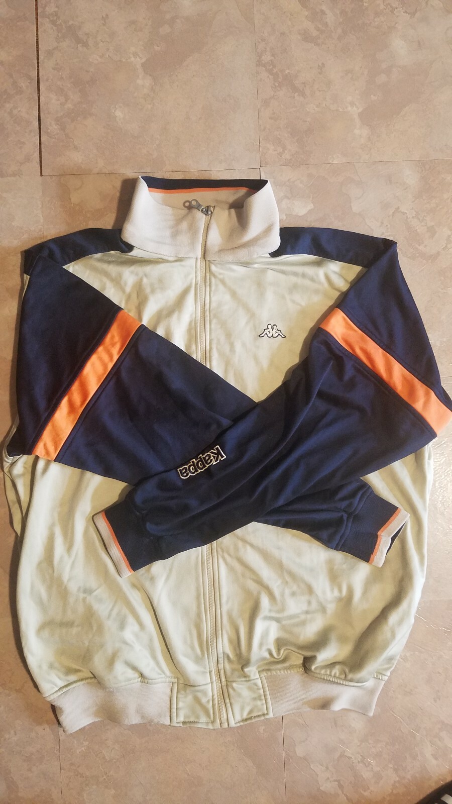Blue/Orange Track Jacket VINTAGE Size 